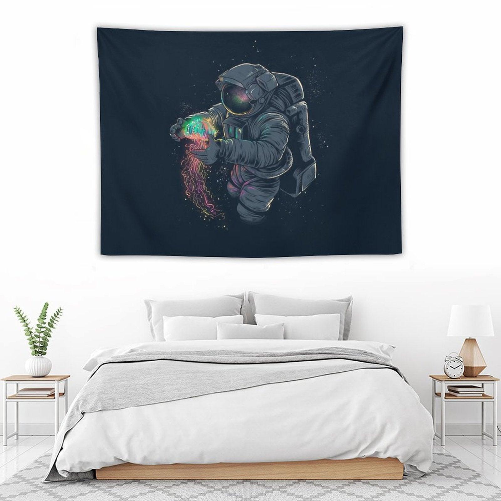 Astronaut Jellyspace Tapestry