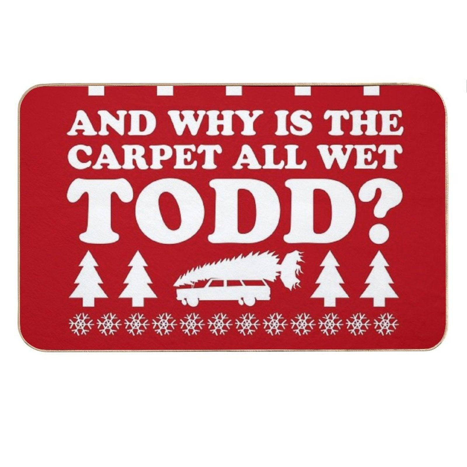Soggy Christmas Bath Mat