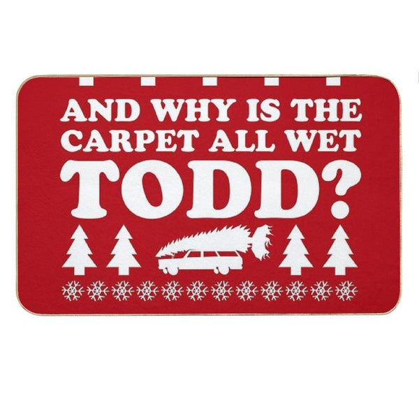 Soggy Christmas Bath Mat