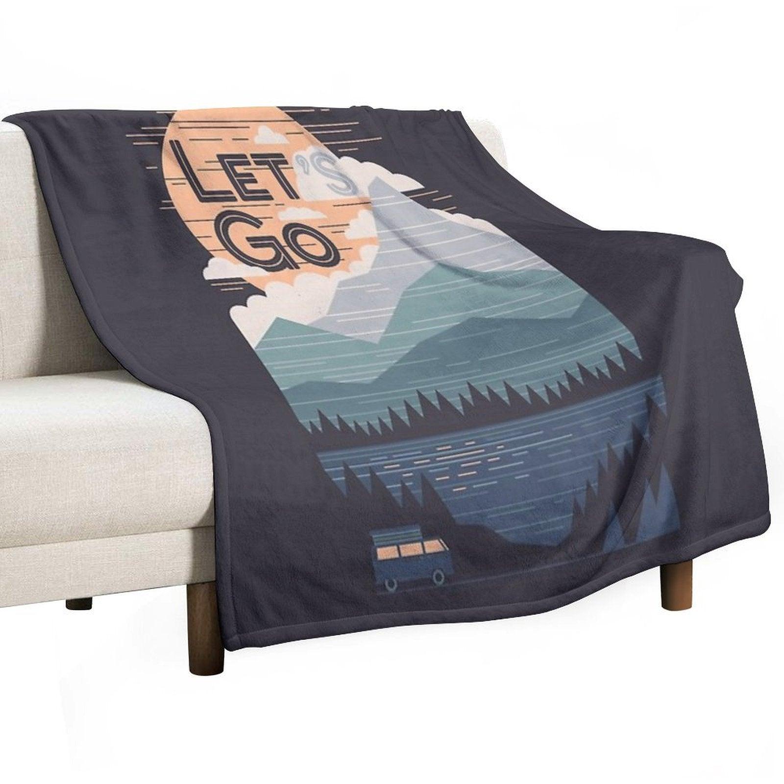 Let's Go Throw Blanket