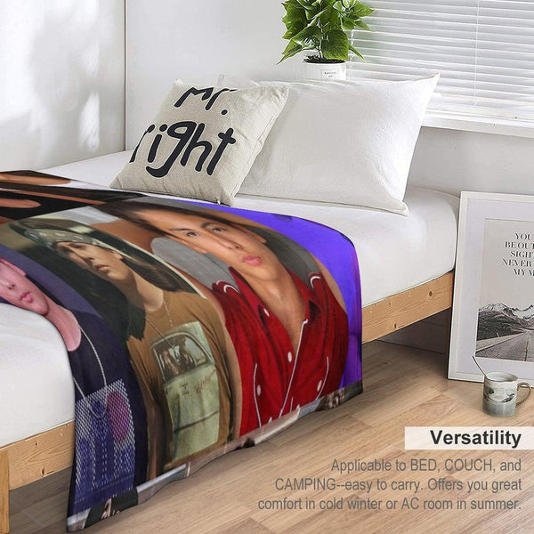 Miguel Cazarez Mora Collage Throw Blanket
