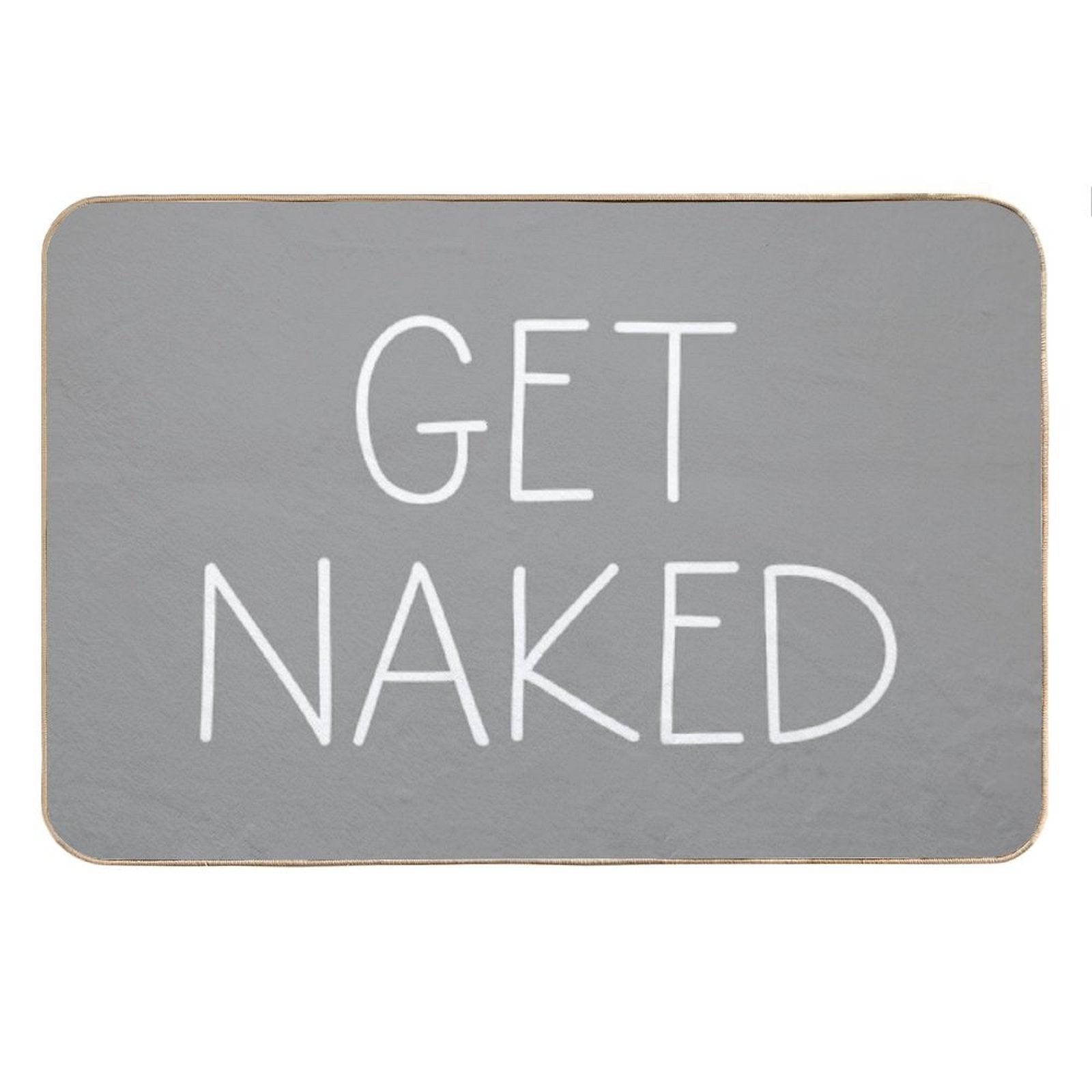 Get Naked Grey Bath Mat