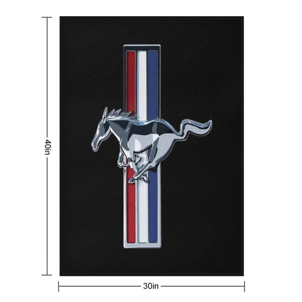 'stang Throw Blanket