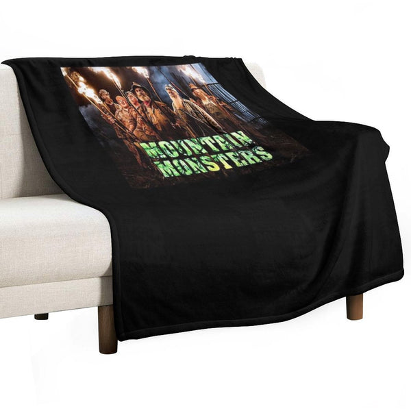 Mountain Monsters Tv Compact Throw Blanket