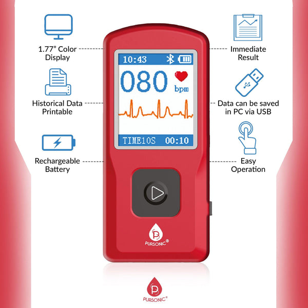 Rechargeable EKG Monitor Pursonic