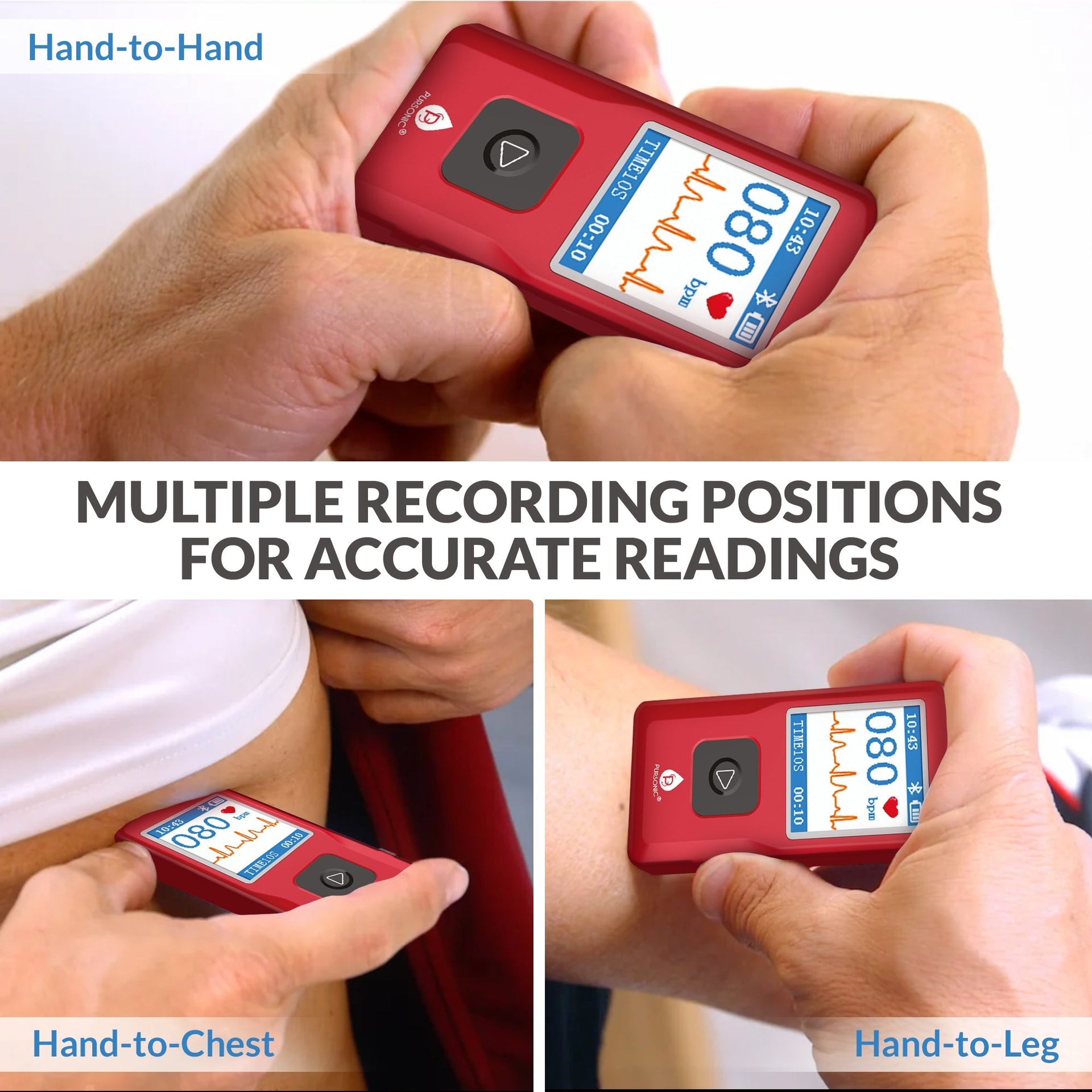 Rechargeable EKG Monitor Pursonic