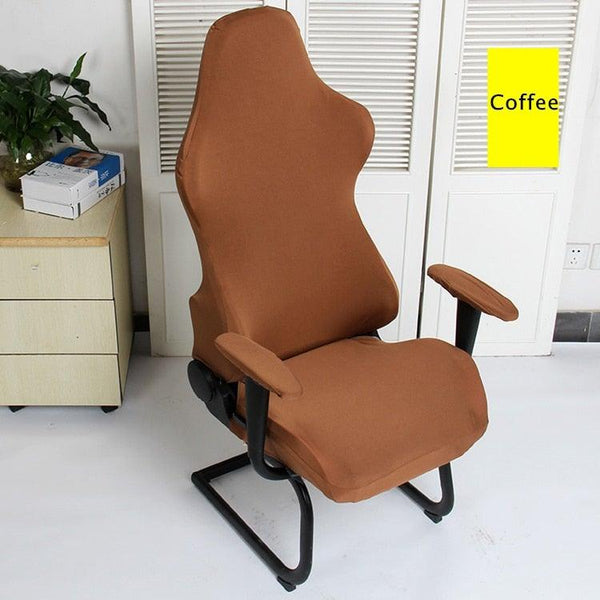 Elastic Chair Armrest Pads Chair Cover Warm Computer Chair Covers For Office Slipcover For Gaming Armchair  Washable Spandex Kitchen Chair Covers for Dining Room Christmas Decoration Holiday Party