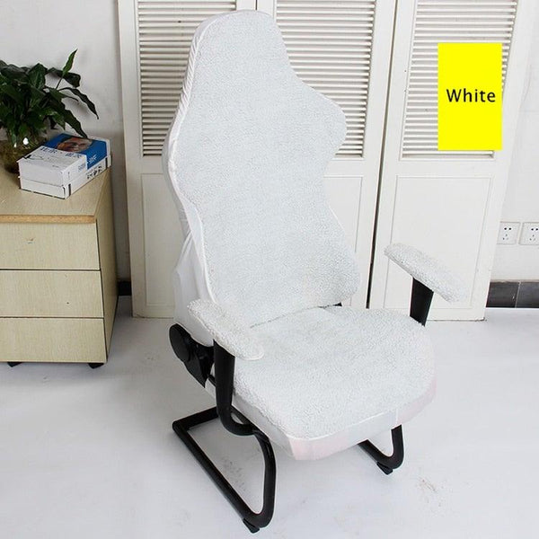 Elastic Chair Armrest Pads Chair Cover Warm Computer Chair Covers For Office Slipcover For Gaming Armchair  Washable Spandex Kitchen Chair Covers for Dining Room Christmas Decoration Holiday Party