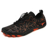 Elastic Lock Laces Mesh Contrast Breathable Athletic - Black / 38