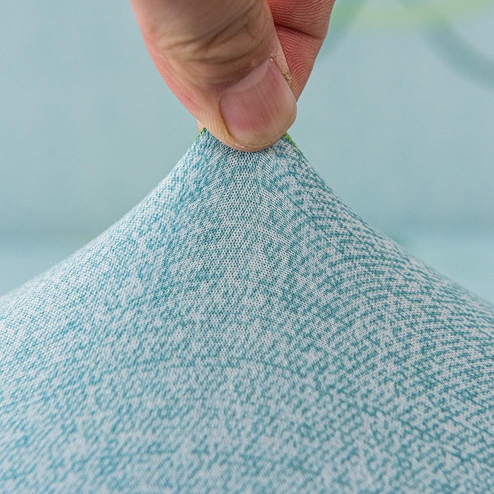 Elastic Plain Floral Printing  Sofa Cover Stretch for Living Room Couch Cover Chair Protector 1/2/3/4 Seater Printed Couch Cover for 3 Cushion Couch  Floral Pattern Sofa Cover with Separate Cushion Cover Pieces Stretch Sofa Slipcover