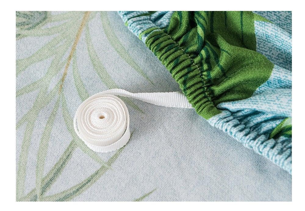 Elastic Plain Floral Printing  Sofa Cover Stretch for Living Room Couch Cover Chair Protector 1/2/3/4 Seater Printed Couch Cover for 3 Cushion Couch  Floral Pattern Sofa Cover with Separate Cushion Cover Pieces Stretch Sofa Slipcover