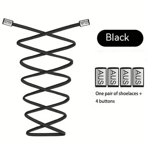 Elastic Shoelaces - 100CM Long, Easy, Durable and Comfortable