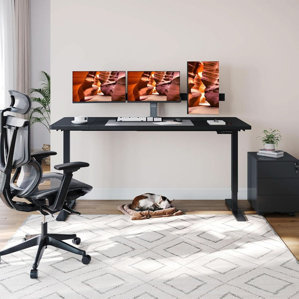 Electric Dual Motor Standing Desk with Adjustable Height