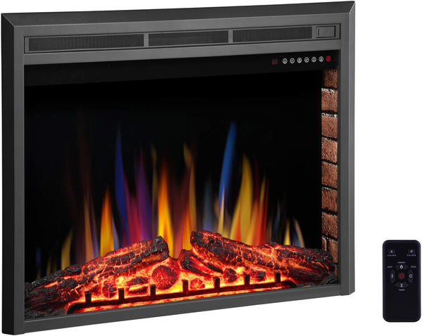 Electric Fireplace Insert Adjuatble Flame Colors 936A,939A,936BXB,939BXB Kismile