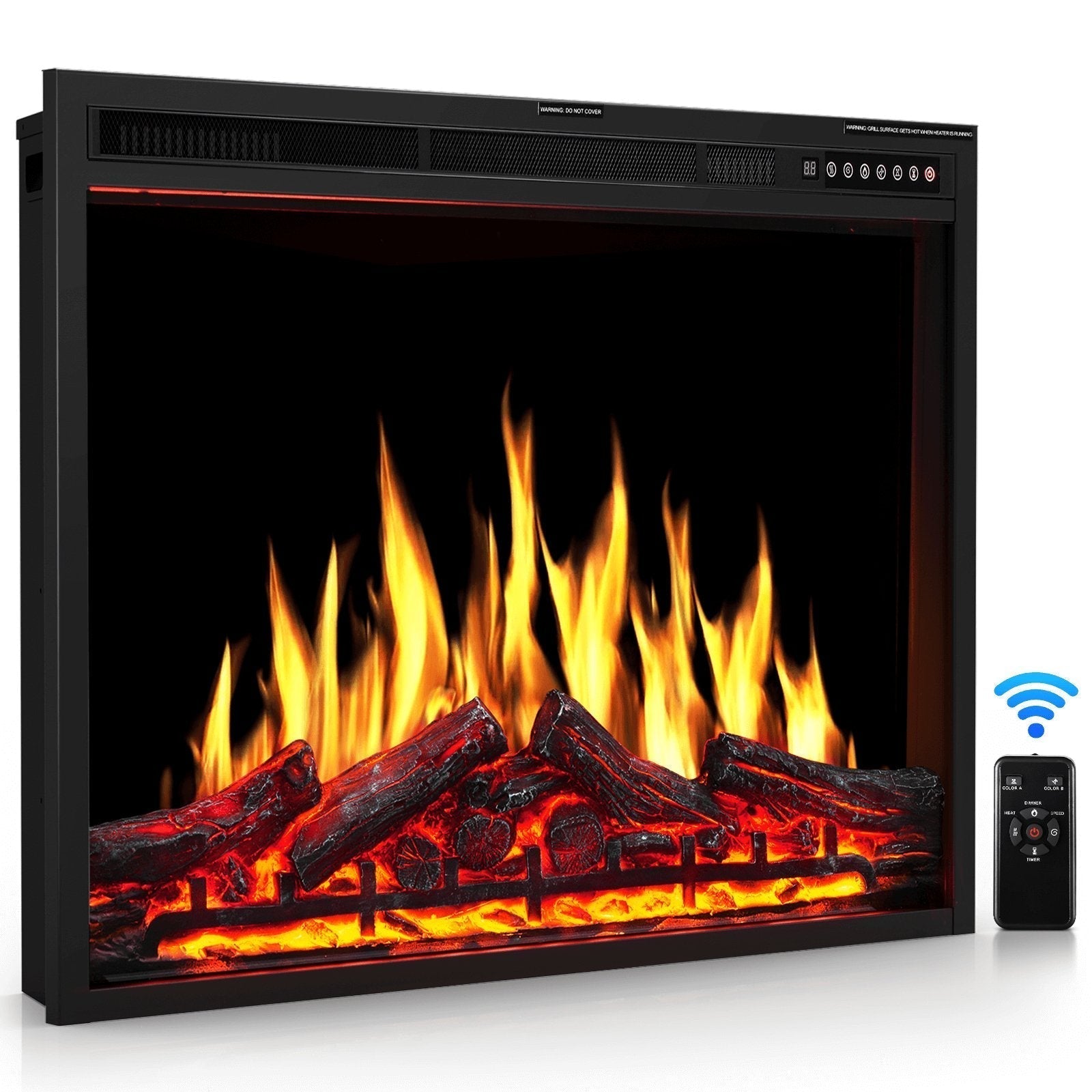 Electric Fireplace Insert Adjuatble Flame Colors 936A,939A,936BXB,939BXB Kismile