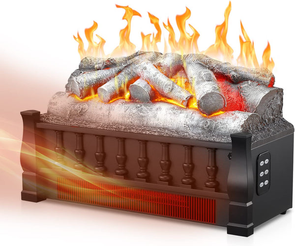 Electric Fireplace Log Set Heater L250,L360 Kismile