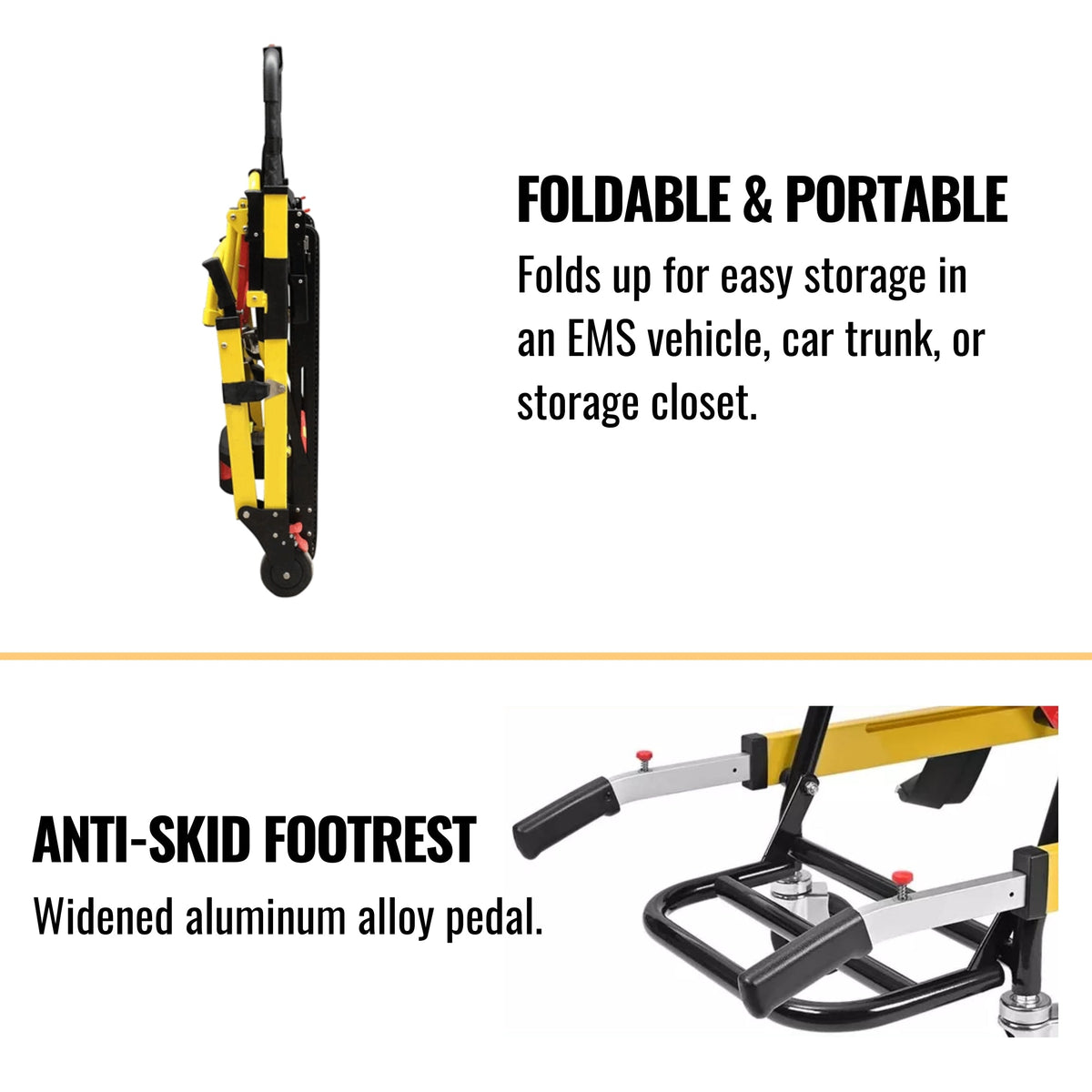 Heavy-Duty 350LBS Electric Motorized Handicap Elderly EMS Home Stair Climbing Wheelchair Lift [FDA-Approved] (SAK54615)