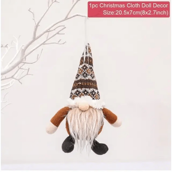 Elegance Christmas Faceless Doll Merry Christmas Decorations For Home Cristmas Ornament New Year Gift