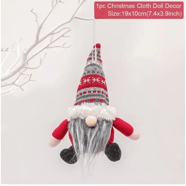 Elegance Christmas Faceless Doll Merry Christmas Decorations For Home Cristmas Ornament New Year Gift