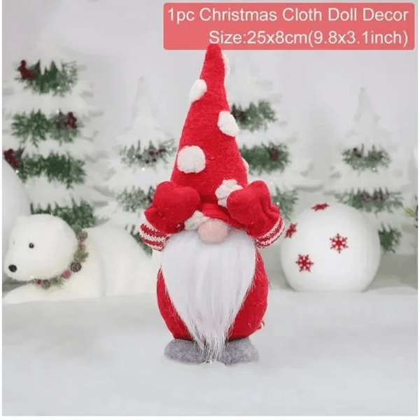 Elegance Christmas Faceless Doll Merry Christmas Decorations For Home Cristmas Ornament New Year Gift