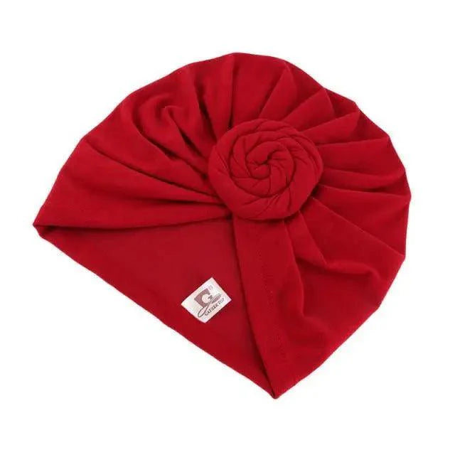 Elegance Mommy And Kids Turban Hat Cap With Big Bow Soft Cute Knot Nursery Beanie Knotted Headban