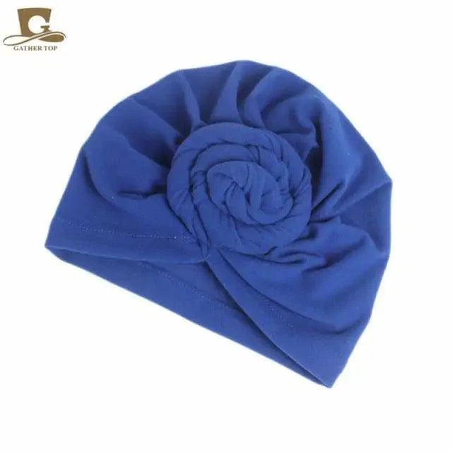 Elegance Mommy And Kids Turban Hat Cap With Big Bow Soft Cute Knot Nursery Beanie Knotted Headban