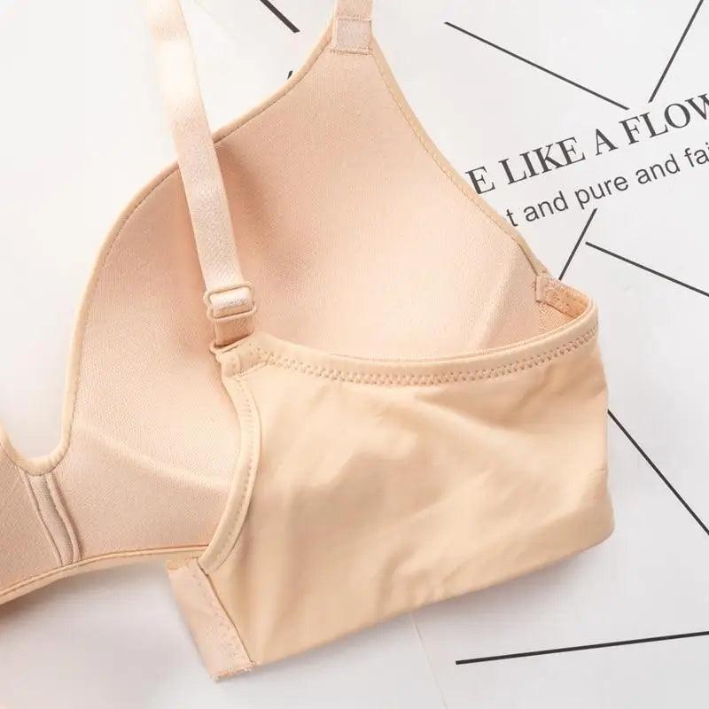 Elegance Seamless Bras for Women Push Up Bras No Wire Brassiere A B Cup Underwear Sexy Bra Three Quarters(3/4 Cup) Bras For Ladies