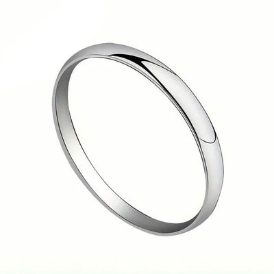 Elegant and Charming S925 Silver Wedding Band Ring