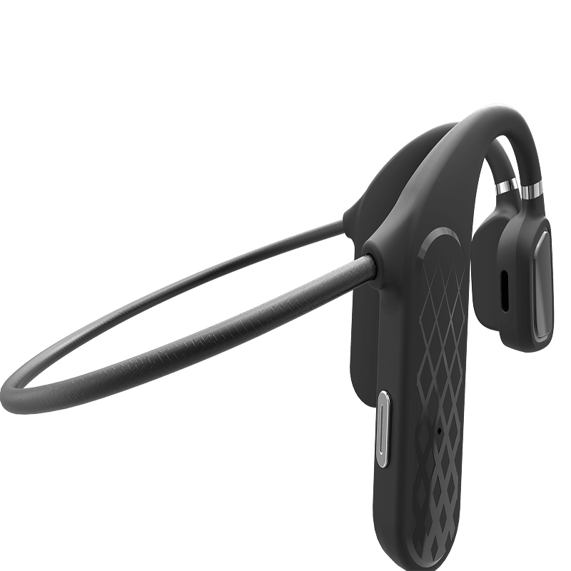 Elegant Black Headphones Wireless Earphones For Workouts And Running Bluetooth Headphones With Mic Grey Bluetooth 5.0 Bone Conduction Earphone Waterproof Sport Headphone Bluetooth Headsets Wireless Headphones Music Handsfree Design