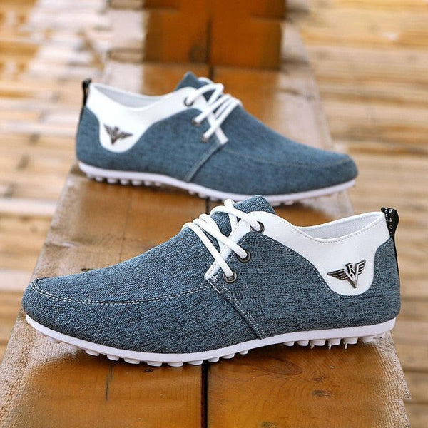 Elegant Casual Mens Shoes Lace-Up Linen Cloth Breathable Mens Canvas Shoes Flats Driving Walking Shoes Driving Sneakers Casual Cloth Shoes Lightweight Outdoor Shoes