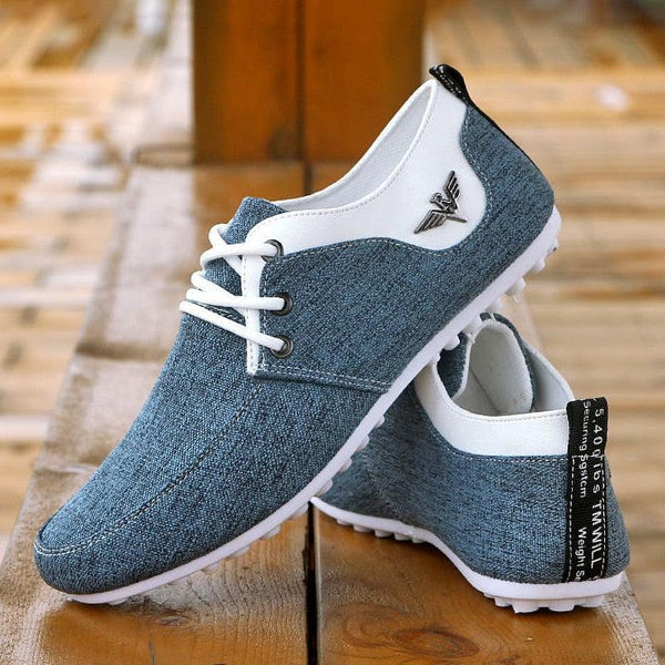 Elegant Casual Mens Shoes Lace-Up Linen Cloth Breathable Mens Canvas Shoes Flats Driving Walking Shoes Driving Sneakers Casual Cloth Shoes Lightweight Outdoor Shoes