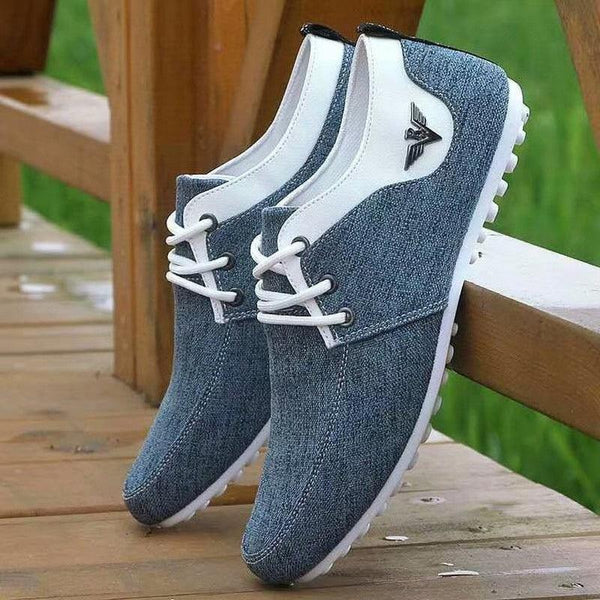 Elegant Casual Mens Shoes Lace-Up Linen Cloth Breathable Mens Canvas Shoes Flats Driving Walking Shoes Driving Sneakers Casual Cloth Shoes Lightweight Outdoor Shoes