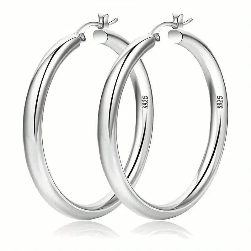 Elegant Daily Wear Round Circle Hoop Earrings