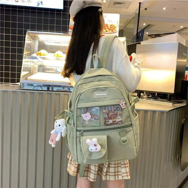 Elegant Female Backpack For Teenager Girls And Women Cute Fashionable Book Schoolbag And Laptop Bag