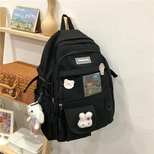 Elegant Female Backpack For Teenager Girls And Women Cute Fashionable Book Schoolbag And Laptop Bag