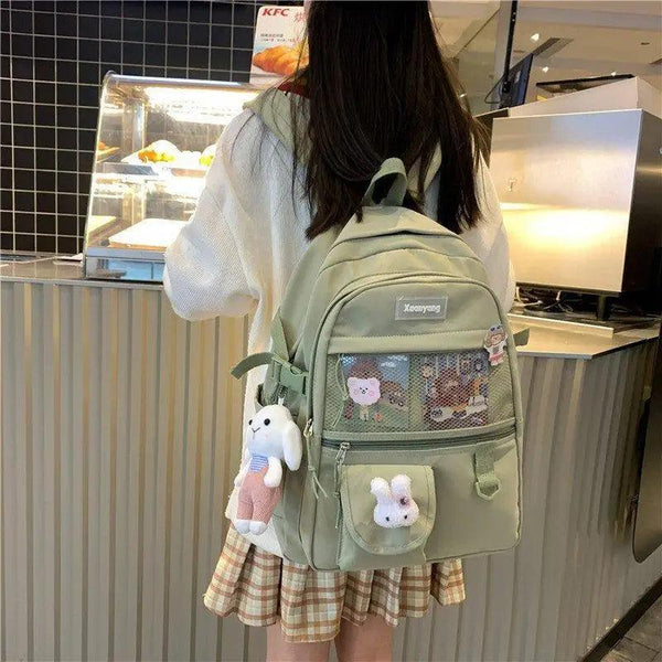 Elegant Female Backpack For Teenager Girls And Women Cute Fashionable Book Schoolbag And Laptop Bag