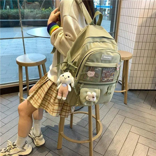 Elegant Female Backpack For Teenager Girls And Women Cute Fashionable Book Schoolbag And Laptop Bag