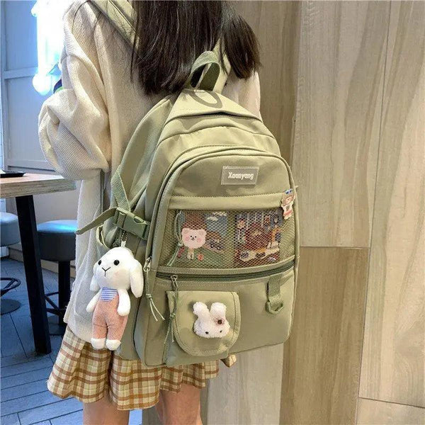 Elegant Female Backpack For Teenager Girls And Women Cute Fashionable Book Schoolbag And Laptop Bag