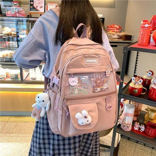 Elegant Female Backpack For Teenager Girls And Women Cute Fashionable Book Schoolbag And Laptop Bag