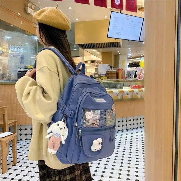 Elegant Female Backpack For Teenager Girls And Women Cute Fashionable Book Schoolbag And Laptop Bag