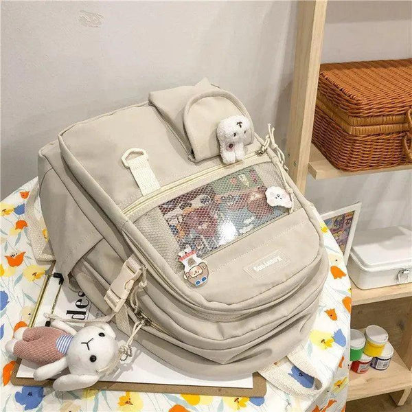 Elegant Female Backpack For Teenager Girls And Women Cute Fashionable Book Schoolbag And Laptop Bag