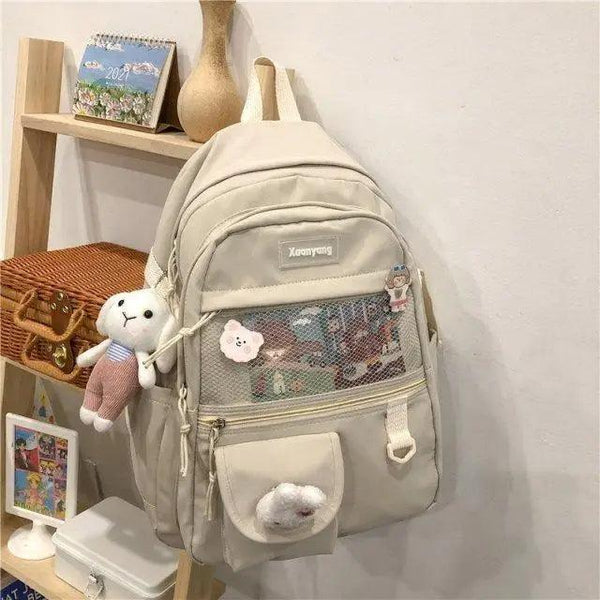 Elegant Female Backpack For Teenager Girls And Women Cute Fashionable Book Schoolbag And Laptop Bag