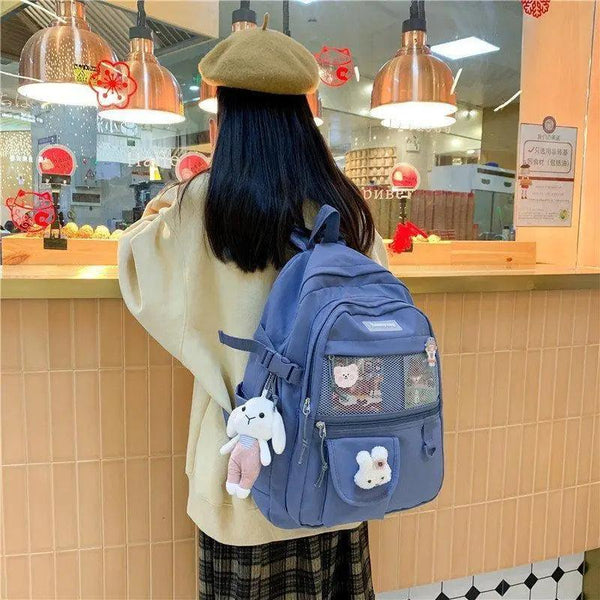 Elegant Female Backpack For Teenager Girls And Women Cute Fashionable Book Schoolbag And Laptop Bag