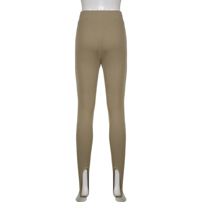 Elegant High Waist Cotton Fitness Basic Pants Casual Spring New Female Skinny Leggings Women Seamless Fitness Leggings Women Seamless Push Up Leggings Workout Pants Breathable Pants