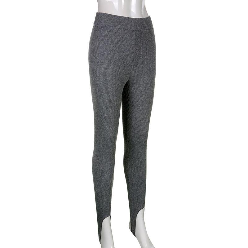 Elegant High Waist Cotton Fitness Basic Pants Casual Spring New Female Skinny Leggings Women Seamless Fitness Leggings Women Seamless Push Up Leggings Workout Pants Breathable Pants