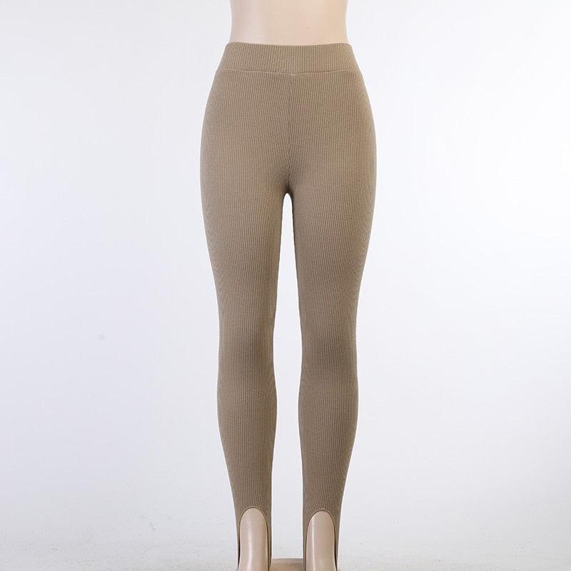 Elegant High Waist Cotton Fitness Basic Pants Casual Spring New Female Skinny Leggings Women Seamless Fitness Leggings Women Seamless Push Up Leggings Workout Pants Breathable Pants