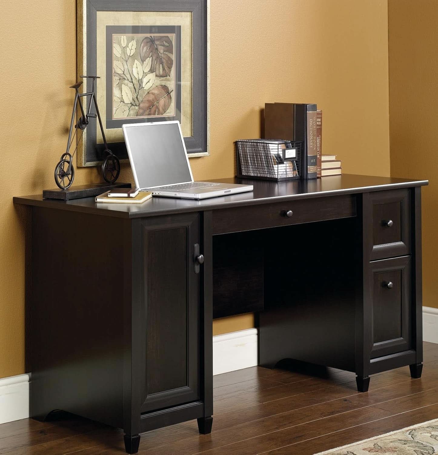 Elegant Home Office Computer Desk with Storage Drawers
