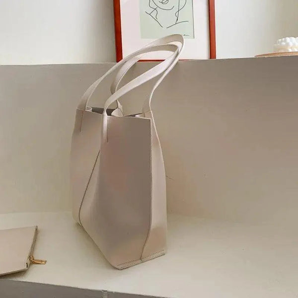 Elegant Ladies 2 piece set / suit Handbag Composite Bag Set Ladies Handbag Large Shoulder Bag Purse Bag Handbag For Females