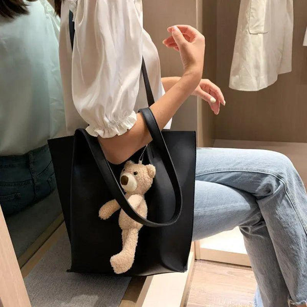 Elegant Ladies 2 piece set / suit Handbag Composite Bag Set Ladies Handbag Large Shoulder Bag Purse Bag Handbag For Females