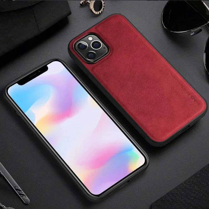 Elegant Leather iPhone Shield
